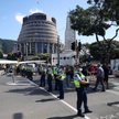 Protest przed parlamentem w Wellington