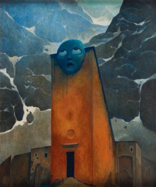 Od 65 tys. zł licytowany będzie obraz Zdzisława Beksińskiego.