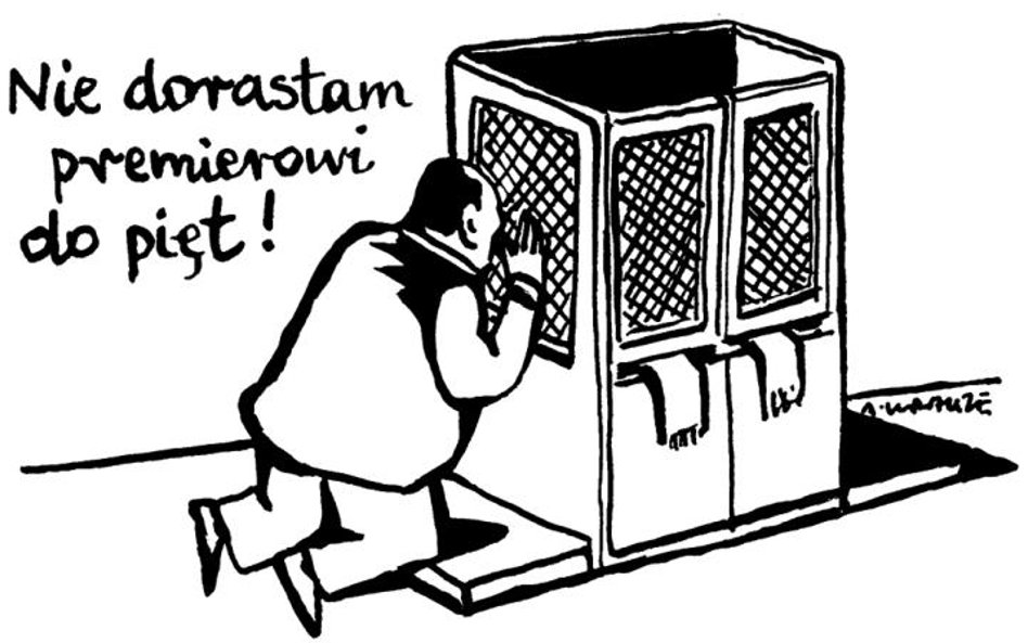 Komentarz rysunkowy. Konfesjonał