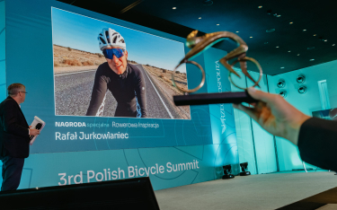 Rafał Jurkowlaniec nie mógł uczestniczyć w tegorocznym Polish Bicycle Summit, gdyż przemierzał wówcz