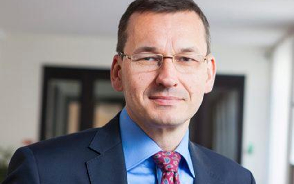 Wicepremier Mateusz Morawiecki