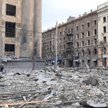 Charków, centrum miasta po ostrzale