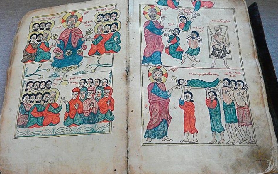 ?Mesrop Masztoc, założyciel armeńskiego alfabetu, pracował nad nim 14 lat i skończył w 406 r.