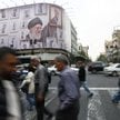 Teheran. Billboard z wizerunkiem zmarłego irańskiego Najwyższego Przywódcy ajatollaha Alego Chamenei