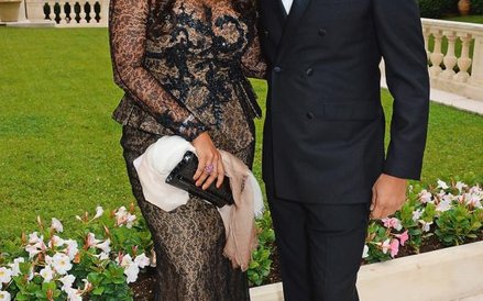 Isabel dos Santos, córka prezydenta Angoli, z mężem Sindiką Dokolo