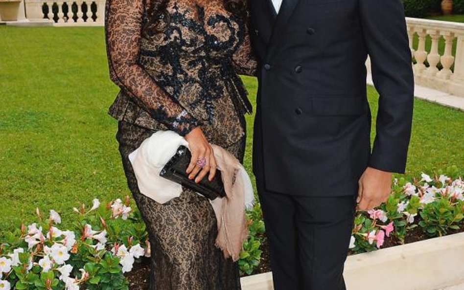 Isabel dos Santos, córka prezydenta Angoli, z mężem Sindiką Dokolo