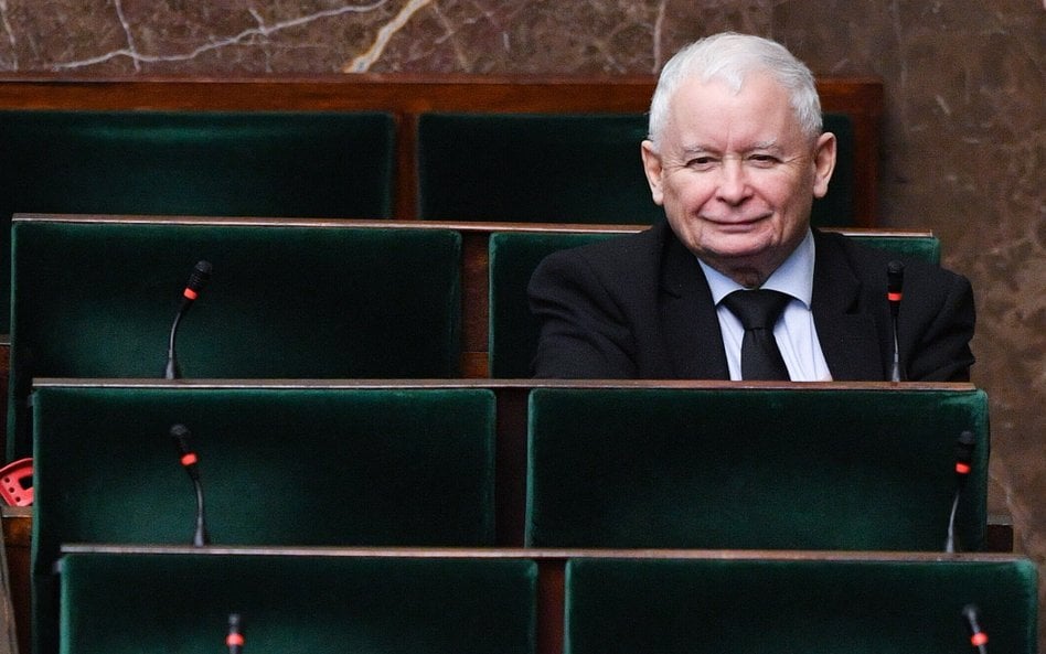 Prezes PiS Jarosław Kaczyński