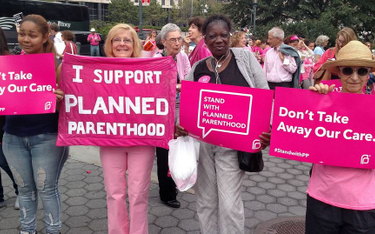 Akcja Pink Out for Planned Parenthood
