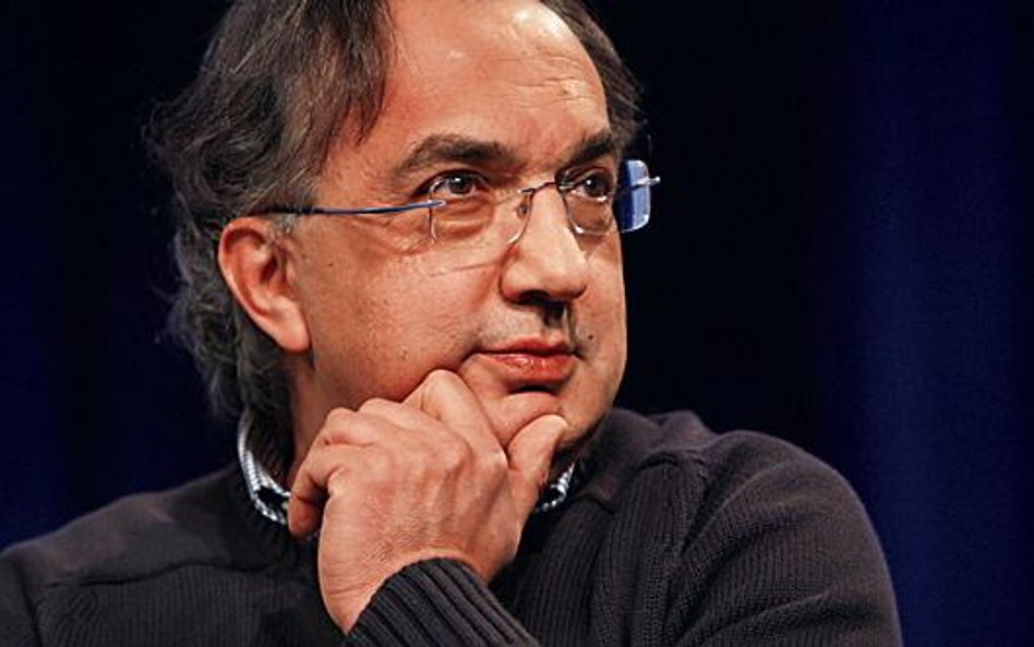 Sergio Marchionne, szef Fiata, jednego z kluczowych europejskich producentów aut