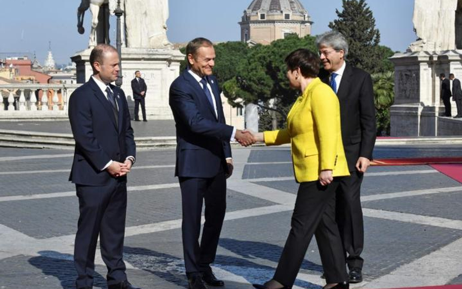 Donald Tusk mówi w Rzymie o konieczności szacunku dla wspólnych reguł, praw i wolności.