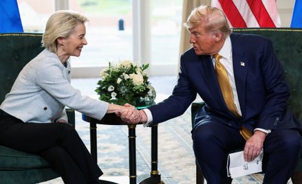 Ursula von der Leyen i DOnald Trump doszli do porozumienia