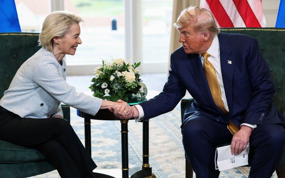 Ursula von der Leyen i DOnald Trump doszli do porozumienia