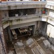 Plac budowy komory startowej tunelu Kolei Dużych Prędkości w Łodzi.