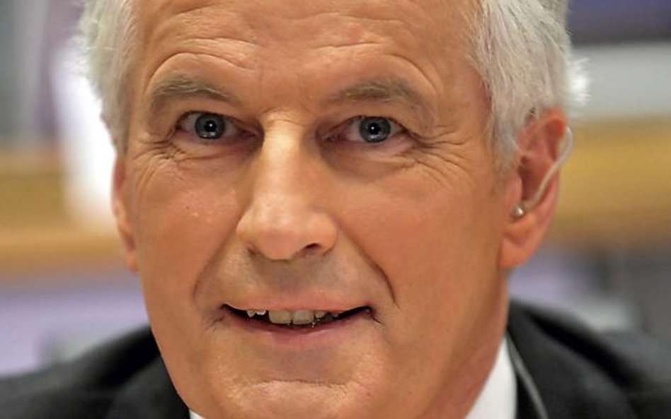 Michel Barnier, unijny komisarz ds. usług finansowych Fot. bloomberg
