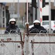 Policjanci na granicy Polski z Białorusią