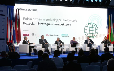 W sesji plenarnej „Polski biznes w zmieniającej się Europie” udział wzięli (od lewej): minister inwe