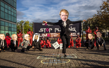 Aktywiści klimatyczni na szczycie COP26 w Glasgow nawiązują do koreańskiego serialu