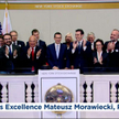 Morawiecki otworzył sesję na nowojorskiej giełdzie