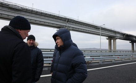 Putin przejechał mostem Kerczeńskim