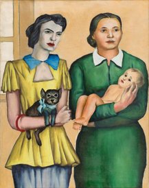 Andrzej Wróblewski, „Dwie mężatki”, 1949, olej na płótnie, Desa Unicum.