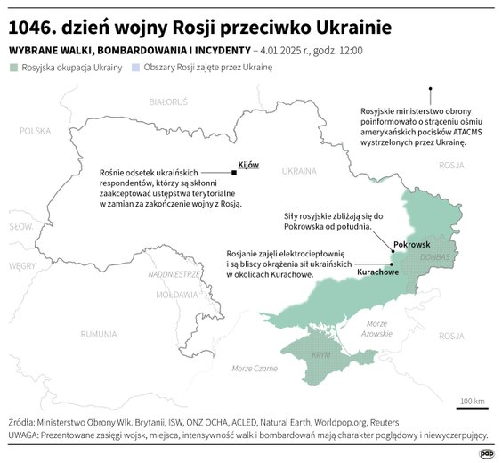 Tak wyglądała sytuacja na froncie w 1046 dniu wojny