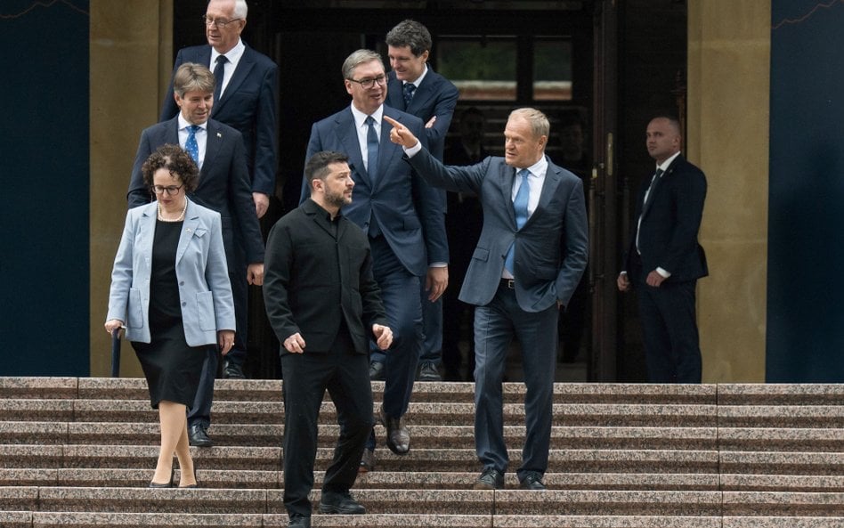 Wołodymyr Zełenski i Donald Tusk spotkali się na zachodniej Ukrainie