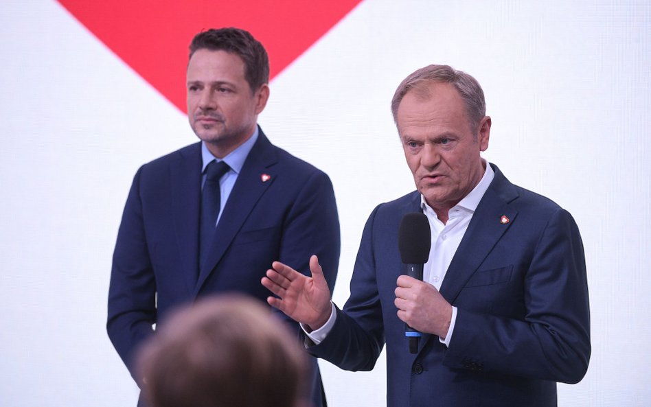 Rafał Trzaskowski i Donald Tusk