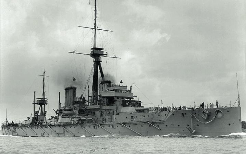 HMS „Dreadnought” zwodowany w 1906 r.