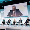 Uczestnicy panelu „Bankowość dla przedsiębiorstw 4.0 – jak technologia wspiera relacje z klientami?”