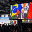 Zdalne wystapienie Putina na XV szczycie państw BRICS, sierpień 2023