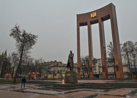 Pomnik Stepana Bandery we Lwowie