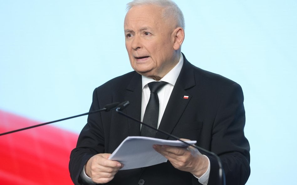 Prezes PiS Jarosław Kaczyński