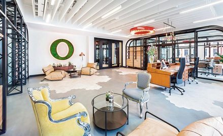 Wnętrza nowego biura firmy Opera Software we Wrocławiu.