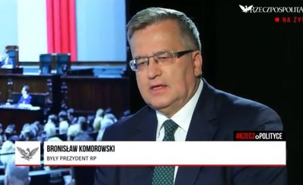 #RZECZoPOLITYCE Komorowski: Spodziewam się Trybunału Stanu