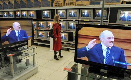 Przemówienie prezydenta Łukaszenki w białoruskiej telewizji