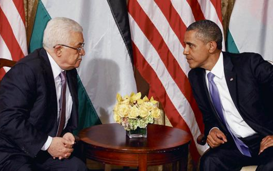 Przywódca Palestyńczyków Mahmud Abbas i prezydent USA Barack Obama spotkali się w Nowym Jorku, fot. 