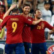 Xabi Alonso zdobył dla Hiszpanii obie bramki, fot. Michael Sohn