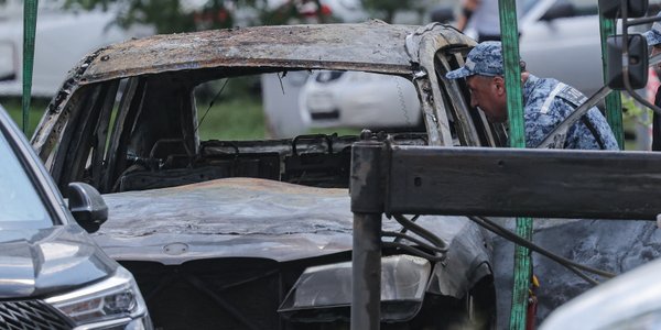 Zamach pod Moskwą.  Eksplozja samochodu zabiła wys