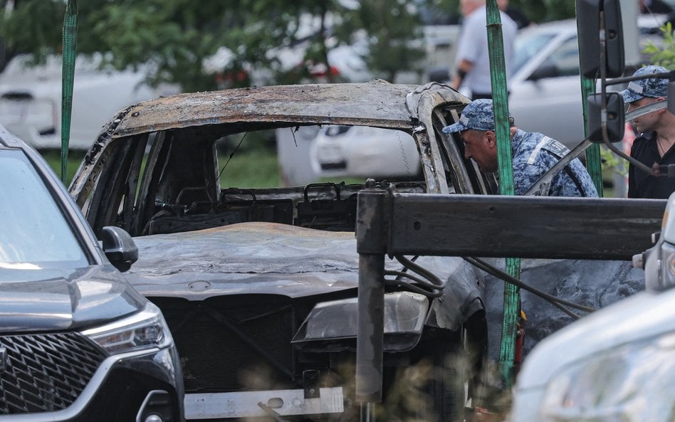 Zamach pod Moskwą.  Eksplozja samochodu zabiła rosyjskiego pułkownika