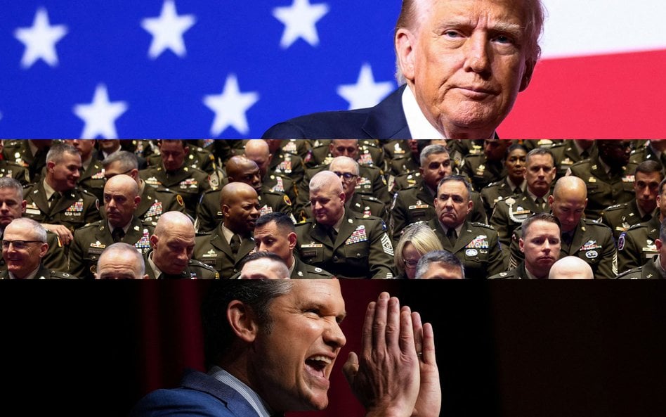 Prezydent USA Donald Trump i sekretarz obrony USA Pete Hegseth ogłosili najwyższym rangą amerykański