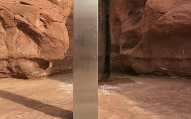 Tajemniczy monolit na pustyni w Utah