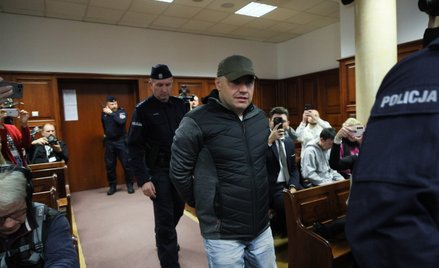 Wołodymyr Żurawlow na sali Sądu Okręgowego w Warszawie,