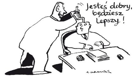 Komentarz rysunkowy. Jesteś dobry