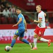 Adam Buksa i Rusłan Malinowski podczas towarzyskiego meczu Polska-Ukraina