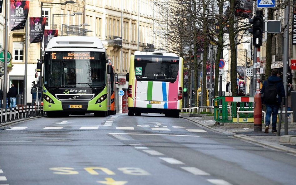 Transport publiczny w Luksemburgu jest za darmo