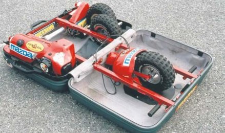 Jego rozłożenie i przygotowanie do jazdy trwało minutę.