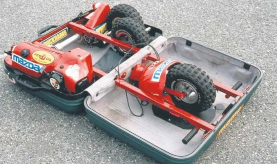 Jego rozłożenie i przygotowanie do jazdy trwało minutę.