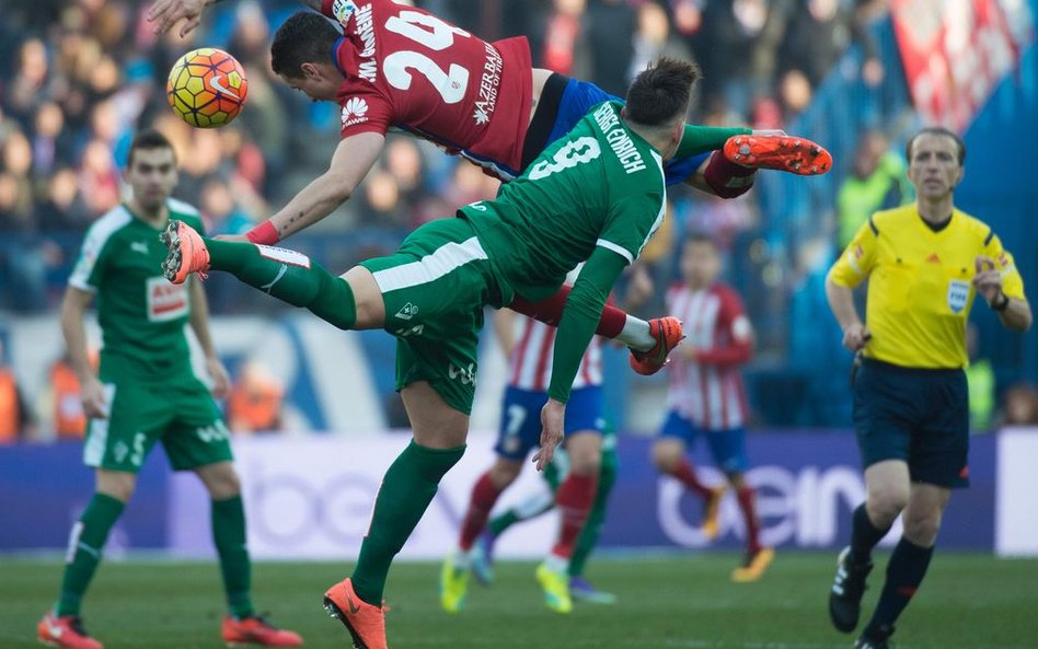 6 lutego, Madryt. Mecz pomiędzy Atletico Madryt a Sd Eibar podczas ligi hiszpańskiej.
