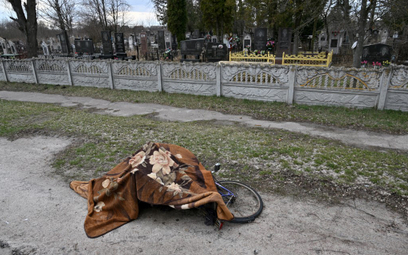 Co najmniej 132 ciała znalezione w Makarowie po wycofaniu się Rosjan