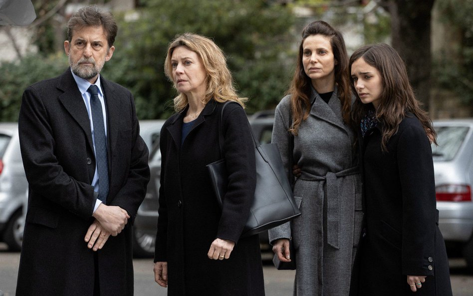 Nanni Moretti (od lewej) w swoim filmie „Trzecie piętro”